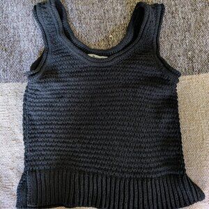 Madewell Fairview Sweater Tank XS True Black
